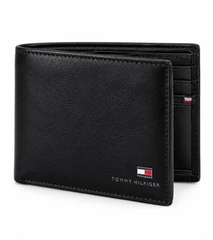 Tommy Hilfiger Classic Black Leather Wallet